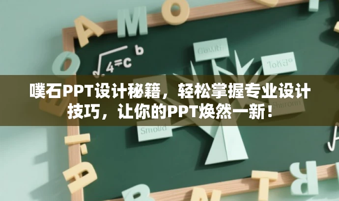 噗石PPT设计秘籍，轻松掌握专业设计技巧，让你的PPT焕然一新！