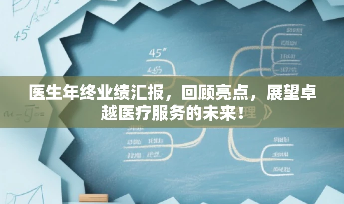 医生年终业绩汇报,回顾亮点,展望卓越医疗服务的未来! 医生年终业绩汇报,回顾亮点,展望卓越医疗服务的未来!
