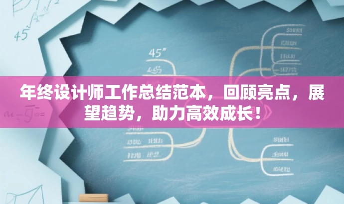 年终设计师工作总结范本,回顾亮点,展望趋势,助力高效成长! 年终设计师工作总结范本,回顾亮点,展望趋势,助力高效成长!