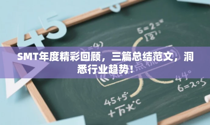 SMT年度精彩回顾,三篇总结范文,洞悉行业趋势! SMT年度精彩回顾,三篇总结范文,洞悉行业趋势!