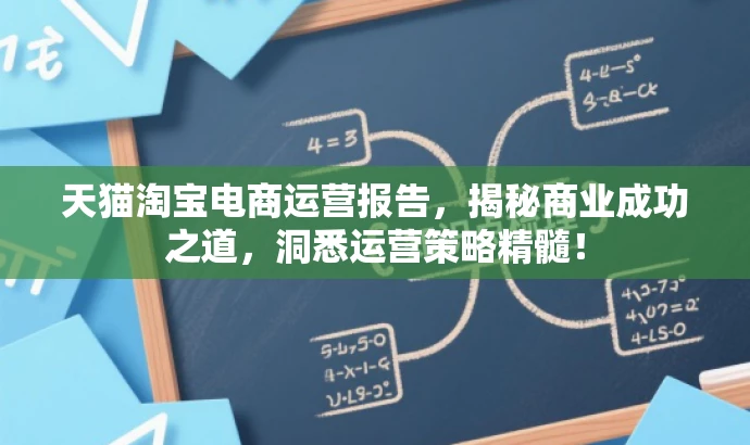 天猫淘宝电商运营报告,揭秘商业成功之道,洞悉运营策略精髓! 天猫淘宝电商运营报告,揭秘商业成功之道,洞悉运营策略精髓!