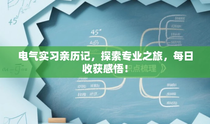 电气实习亲历记,探索专业之旅,每日收获感悟! 电气实习亲历记,探索专业之旅,每日收获感悟!