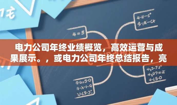 电力公司年终业绩概览,高效运营与成果展示。,或电力公司年终总结报告,亮点与创新成果回顾。 电力公司年终业绩概览,高效运营与成果展示。,或电力公司年终总结报告,亮点与创新成果回顾。