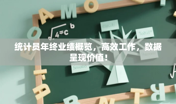 统计员年终业绩概览，高效工作，数据呈现价值！