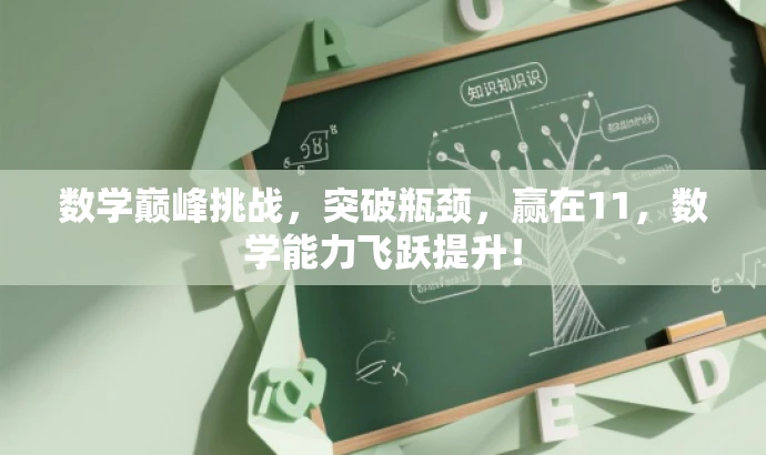数学巅峰挑战,突破瓶颈,赢在11,数学能力飞跃提升! 数学巅峰挑战,突破瓶颈,赢在11,数学能力飞跃提升!