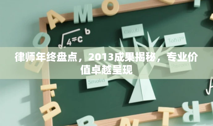 律师年终盘点,2013成果揭秘,专业价值卓越呈现 律师年终盘点,2013成果揭秘,专业价值卓越呈现