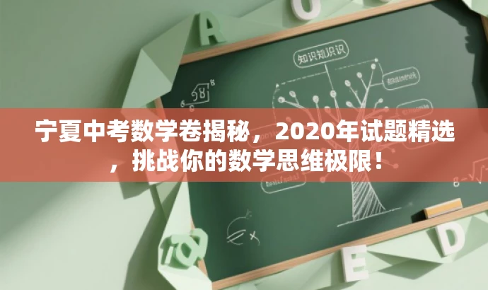 宁夏中考数学卷揭秘,2020年试题精选,挑战你的数学思维极限! 宁夏中考数学卷揭秘,2020年试题精选,挑战你的数学思维极限!