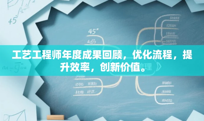 工艺工程师年度成果回顾,优化流程,提升效率,创新价值。 工艺工程师年度成果回顾,优化流程,提升效率,创新价值。