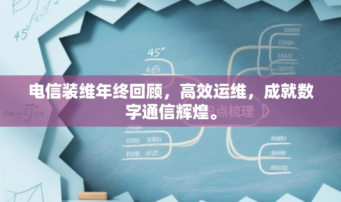 电信装维年终回顾,高效运维,成就数字通信辉煌。 电信装维年终回顾,高效运维,成就数字通信辉煌。