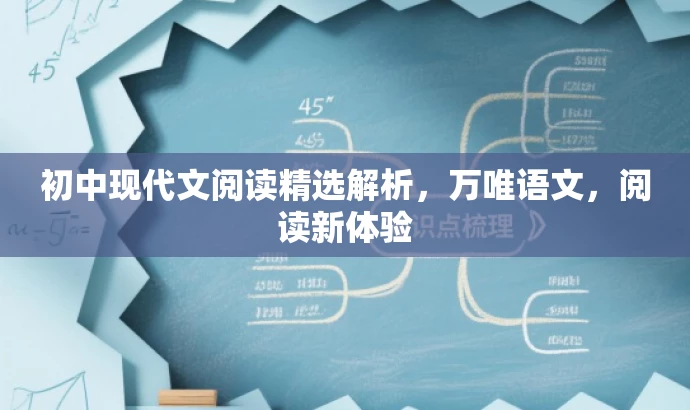 初中现代文阅读精选解析,万唯语文,阅读新体验 初中现代文阅读精选解析,万唯语文,阅读新体验