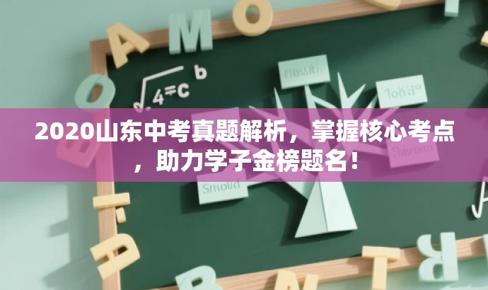 2020山东中考真题解析,掌握核心考点,助力学子金榜题名! 2020山东中考真题解析,掌握核心考点,助力学子金榜题名!