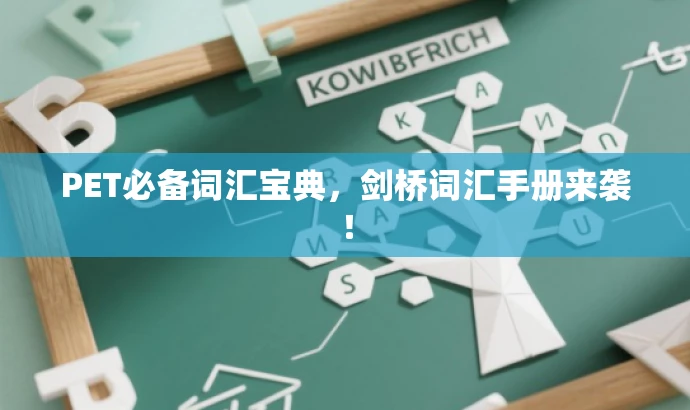 PET必备词汇宝典,剑桥词汇手册来袭! PET必备词汇宝典,剑桥词汇手册来袭!