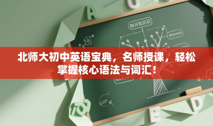 北师大初中英语宝典,名师授课,轻松掌握核心语法与词汇! 北师大初中英语宝典,名师授课,轻松掌握核心语法与词汇!