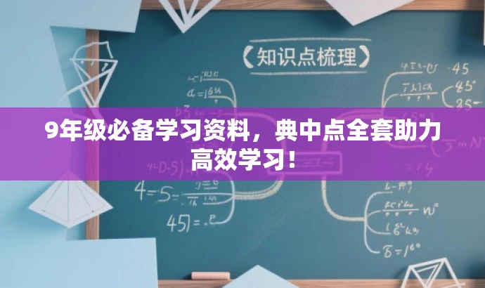 9年级必备学习资料,典中点全套助力高效学习! 9年级必备学习资料,典中点全套助力高效学习!