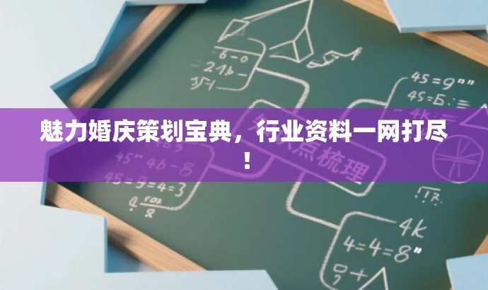 魅力婚庆策划宝典,行业资料一网打尽! 魅力婚庆策划宝典,行业资料一网打尽!
