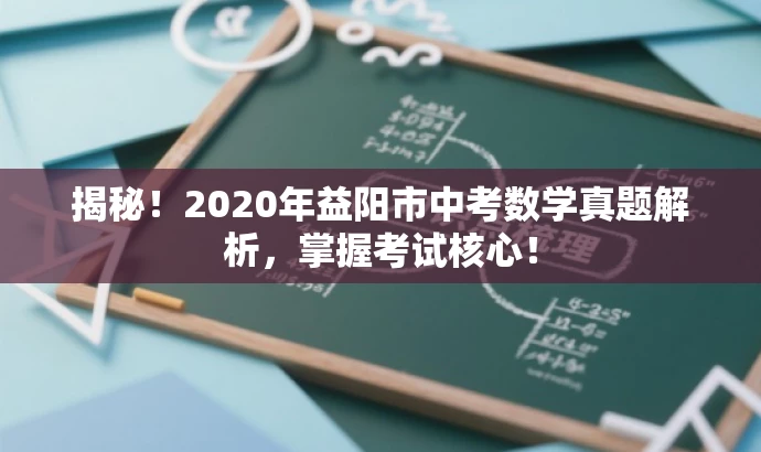 揭秘!2020年益阳市中考数学真题解析,掌握考试核心! 揭秘!2020年益阳市中考数学真题解析,掌握考试核心!