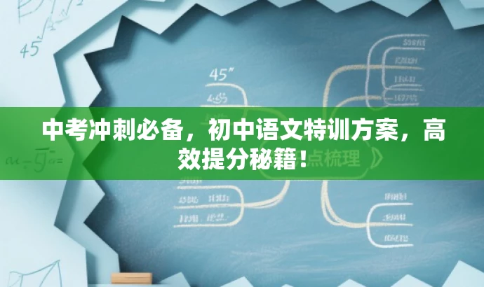 中考冲刺必备,初中语文特训方案,高效提分秘籍! 中考冲刺必备,初中语文特训方案,高效提分秘籍!