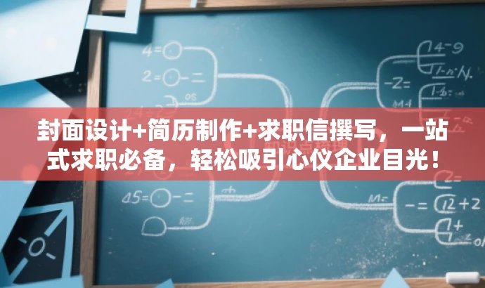 封面设计+简历制作+求职信撰写,一站式求职必备,轻松吸引心仪企业目光! 封面设计+简历制作+求职信撰写,一站式求职必备,轻松吸引心仪企业目光!