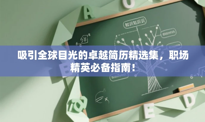 吸引全球目光的卓越简历精选集,职场精英必备指南! 吸引全球目光的卓越简历精选集,职场精英必备指南!
