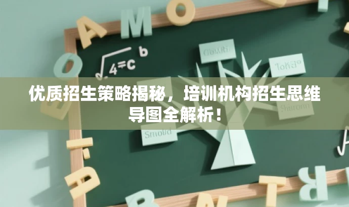 优质招生策略揭秘,培训机构招生思维导图全解析! 优质招生策略揭秘,培训机构招生思维导图全解析!