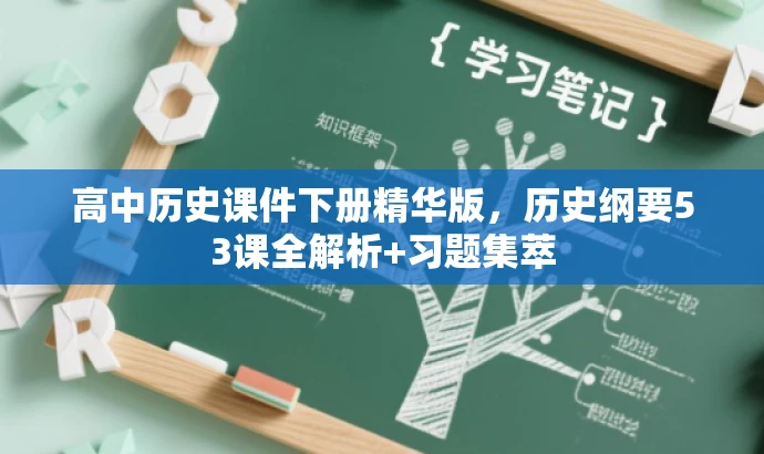 高中历史课件下册精华版,历史纲要53课全解析+习题集萃 高中历史课件下册精华版,历史纲要53课全解析+习题集萃
