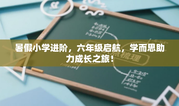 暑假小学进阶，六年级启航，学而思助力成长之旅！