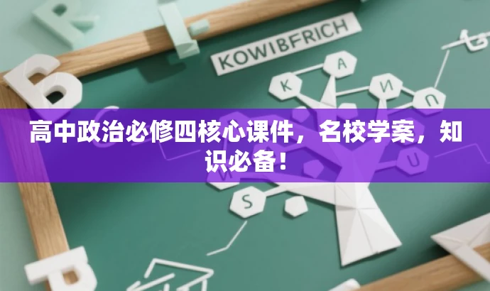 高中政治必修四核心课件,名校学案,知识必备! 高中政治必修四核心课件,名校学案,知识必备!