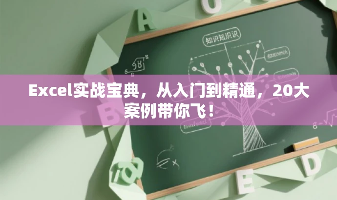 Excel实战宝典,从入门到精通,20大案例带你飞! Excel实战宝典,从入门到精通,20大案例带你飞!
