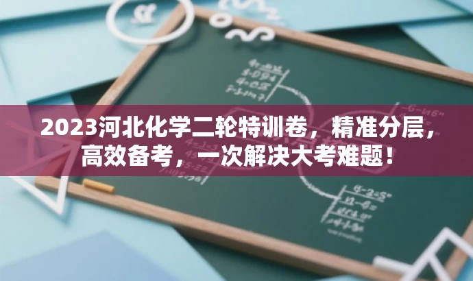 2023河北化学二轮特训卷,精准分层,高效备考,一次解决大考难题! 2023河北化学二轮特训卷,精准分层,高效备考,一次解决大考难题!