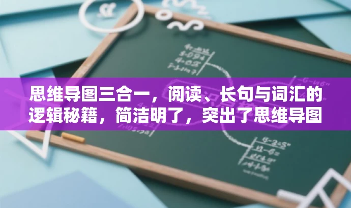 思维导图三合一,阅读、长句与词汇的逻辑秘籍,简洁明了,突出了思维导图的核心价值,同时结合了阅读、长难句和词汇的逻辑,对于需要提高语言理解和词汇量的学习者来说具有吸引力。 思维导图三合一,阅读、长句与词汇的逻辑秘籍,简洁明了,突出了思维导图的核心价值,同时结合了阅读、长难句和词汇的逻辑,对于需要提高语言理解和词汇量的学习者来说具有吸引力。