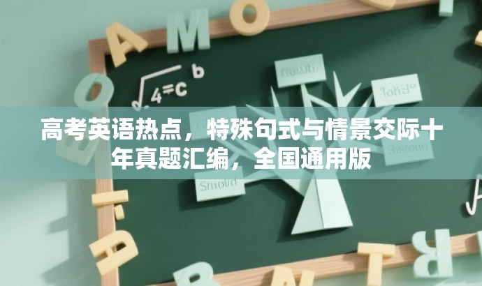 高考英语热点,特殊句式与情景交际十年真题汇编,全国通用版 高考英语热点,特殊句式与情景交际十年真题汇编,全国通用版