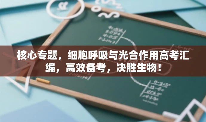 核心专题,细胞呼吸与光合作用高考汇编,高效备考,决胜生物! 核心专题,细胞呼吸与光合作用高考汇编,高效备考,决胜生物!