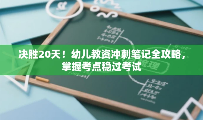 决胜20天!幼儿教资冲刺笔记全攻略,掌握考点稳过考试 决胜20天!幼儿教资冲刺笔记全攻略,掌握考点稳过考试