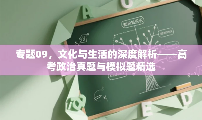 专题09,文化与生活的深度解析——高考政治真题与模拟题精选 专题09,文化与生活的深度解析——高考政治真题与模拟题精选