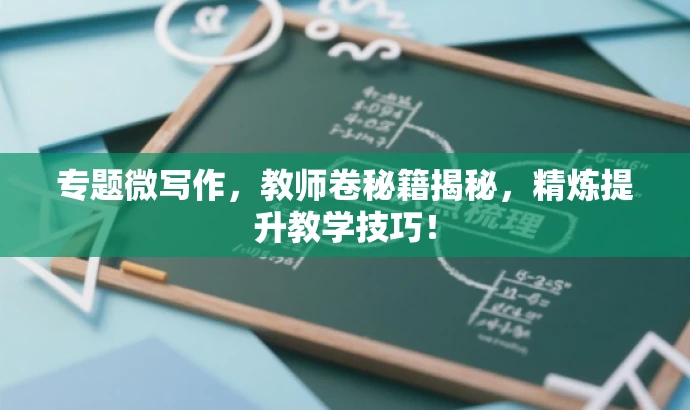 专题微写作,教师卷秘籍揭秘,精炼提升教学技巧! 专题微写作,教师卷秘籍揭秘,精炼提升教学技巧!