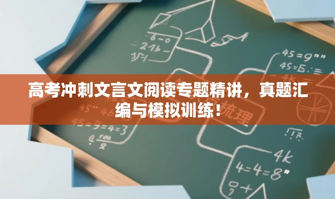 高考冲刺文言文阅读专题精讲,真题汇编与模拟训练! 高考冲刺文言文阅读专题精讲,真题汇编与模拟训练!