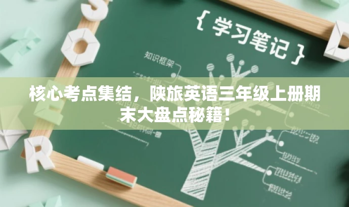 核心考点集结,陕旅英语三年级上册期末大盘点秘籍! 核心考点集结,陕旅英语三年级上册期末大盘点秘籍!