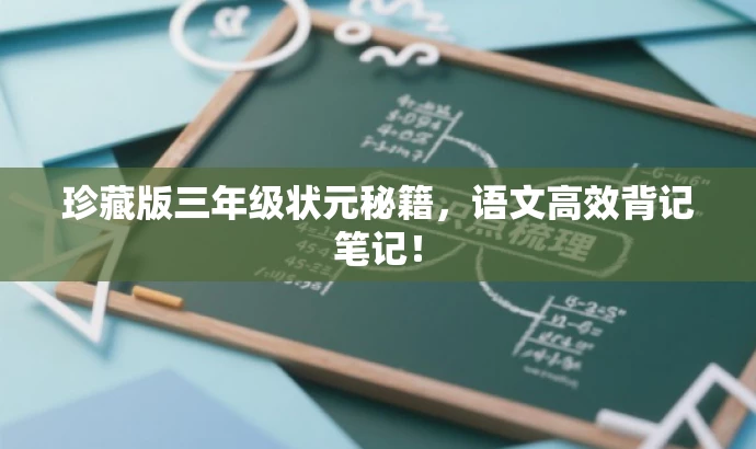 珍藏版三年级状元秘籍,语文高效背记笔记! 珍藏版三年级状元秘籍,语文高效背记笔记!