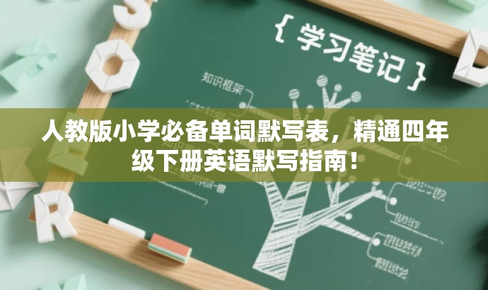 人教版小学必备单词默写表,精通四年级下册英语默写指南! 人教版小学必备单词默写表,精通四年级下册英语默写指南!