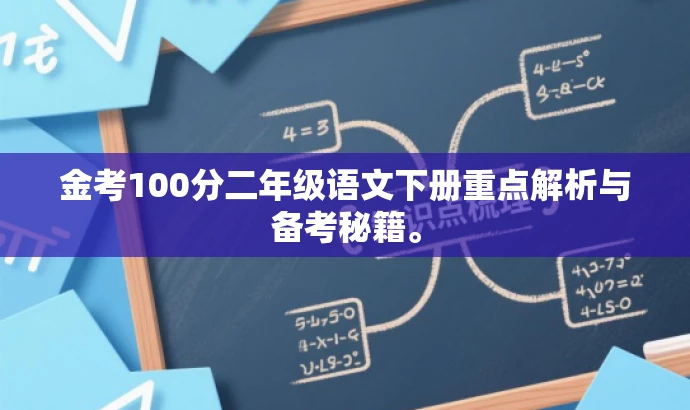 金考100分二年级语文下册重点解析与备考秘籍。