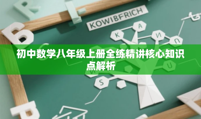 初中数学八年级上册全练精讲核心知识点解析 初中数学八年级上册全练精讲核心知识点解析