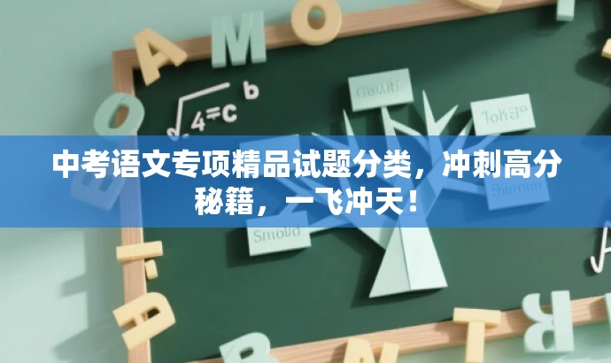 中考语文专项精品试题分类,冲刺高分秘籍,一飞冲天! 中考语文专项精品试题分类,冲刺高分秘籍,一飞冲天!