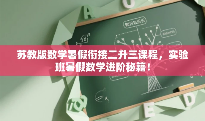 苏教版数学暑假衔接二升三课程,实验班暑假数学进阶秘籍! 苏教版数学暑假衔接二升三课程,实验班暑假数学进阶秘籍!