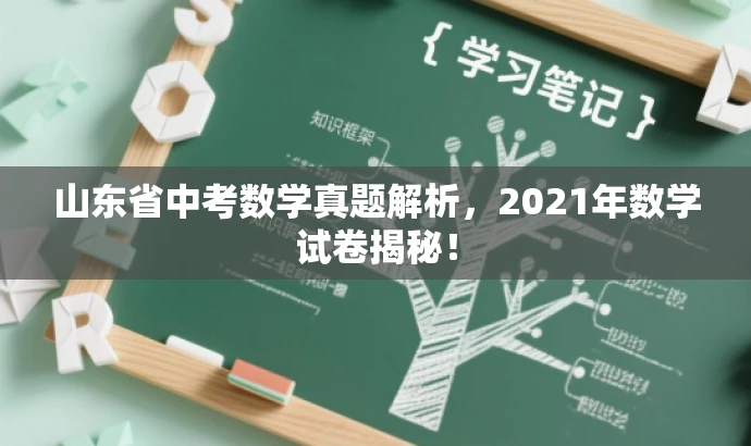 山东省中考数学真题解析,2021年数学试卷揭秘! 山东省中考数学真题解析,2021年数学试卷揭秘!