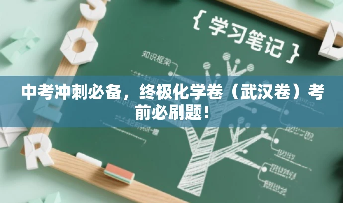 中考冲刺必备,终极化学卷(武汉卷)考前必刷题! 中考冲刺必备,终极化学卷(武汉卷)考前必刷题!