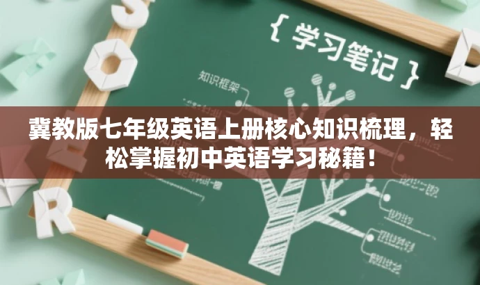 冀教版七年级英语上册核心知识梳理,轻松掌握初中英语学习秘籍! 冀教版七年级英语上册核心知识梳理,轻松掌握初中英语学习秘籍!