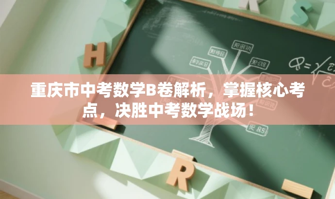 重庆市中考数学B卷解析,掌握核心考点,决胜中考数学战场! 重庆市中考数学B卷解析,掌握核心考点,决胜中考数学战场!