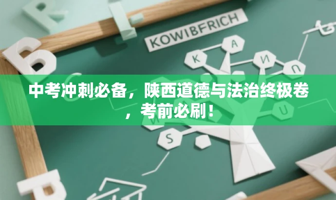中考冲刺必备,陕西道德与法治终极卷,考前必刷! 中考冲刺必备,陕西道德与法治终极卷,考前必刷!