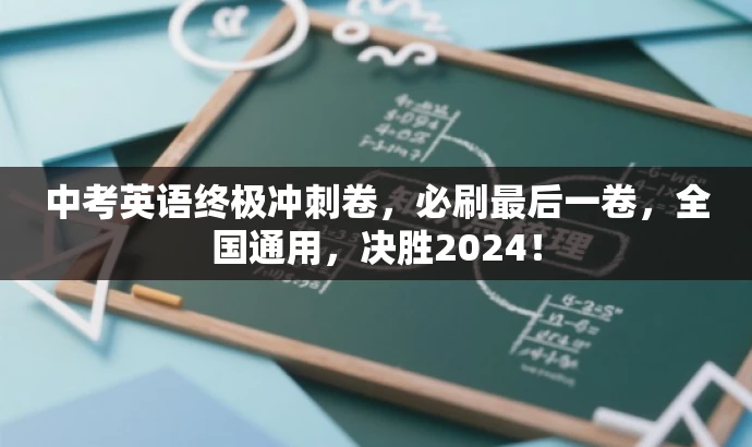 中考英语终极冲刺卷,必刷最后一卷,全国通用,决胜2024! 中考英语终极冲刺卷,必刷最后一卷,全国通用,决胜2024!