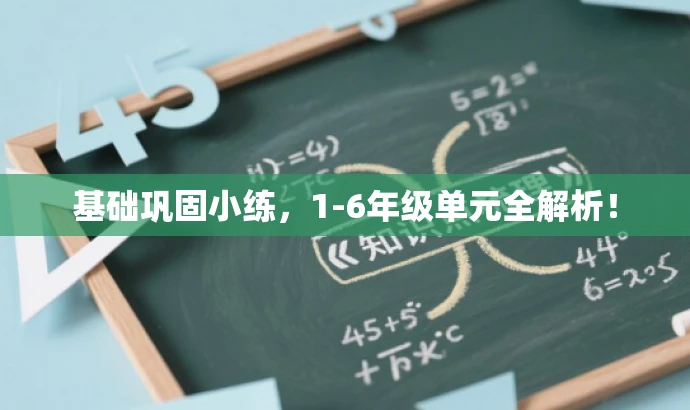 基础巩固小练,1-6年级单元全解析! 基础巩固小练,1-6年级单元全解析!